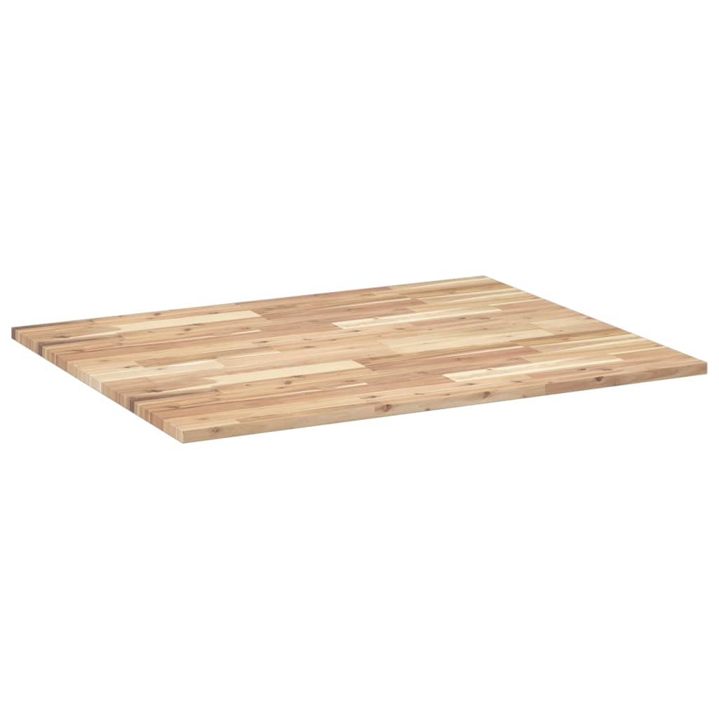 vidaXL Blat de masă, 100x80x2 cm, dreptunghiular, lemn masiv de acacia vidaXL Blat de masă, 100x80x2 cm, dreptunghiular, lemn masiv de acacia