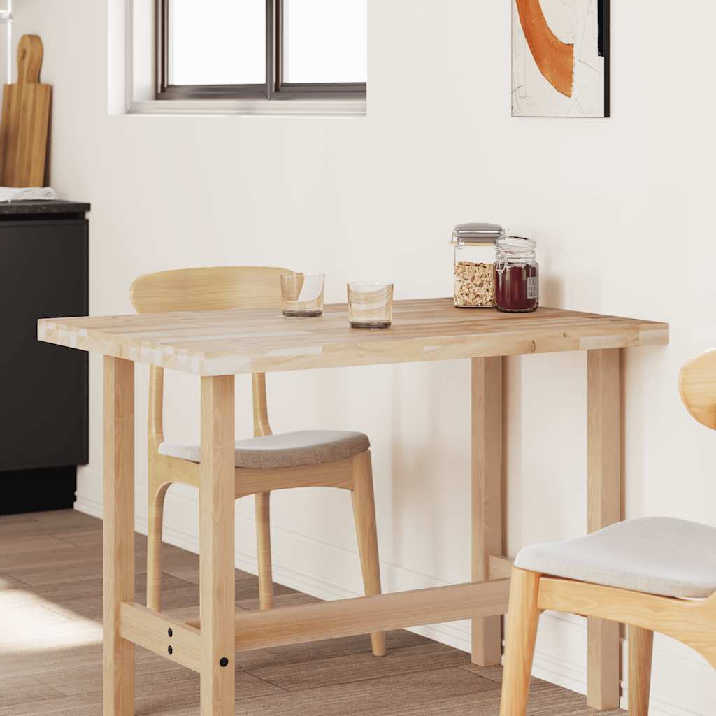 vidaXL Blat de masă, 120x70x4 cm, dreptunghiular, lemn masiv de acacia