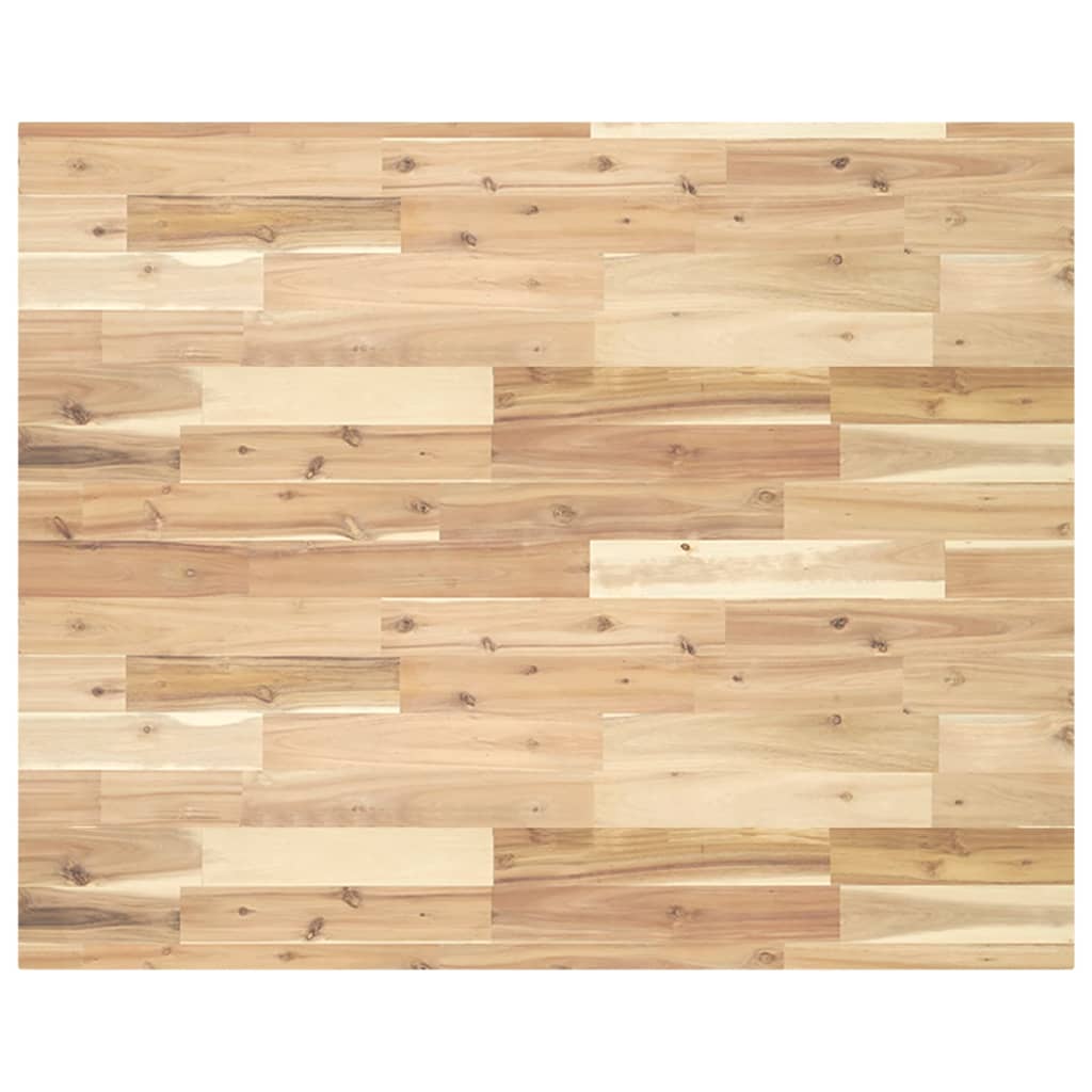 vidaXL Blat de masă, 100x80x4 cm, dreptunghiular, lemn masiv de acacia vidaXL Blat de masă, 100x80x4 cm, dreptunghiular, lemn masiv de acacia