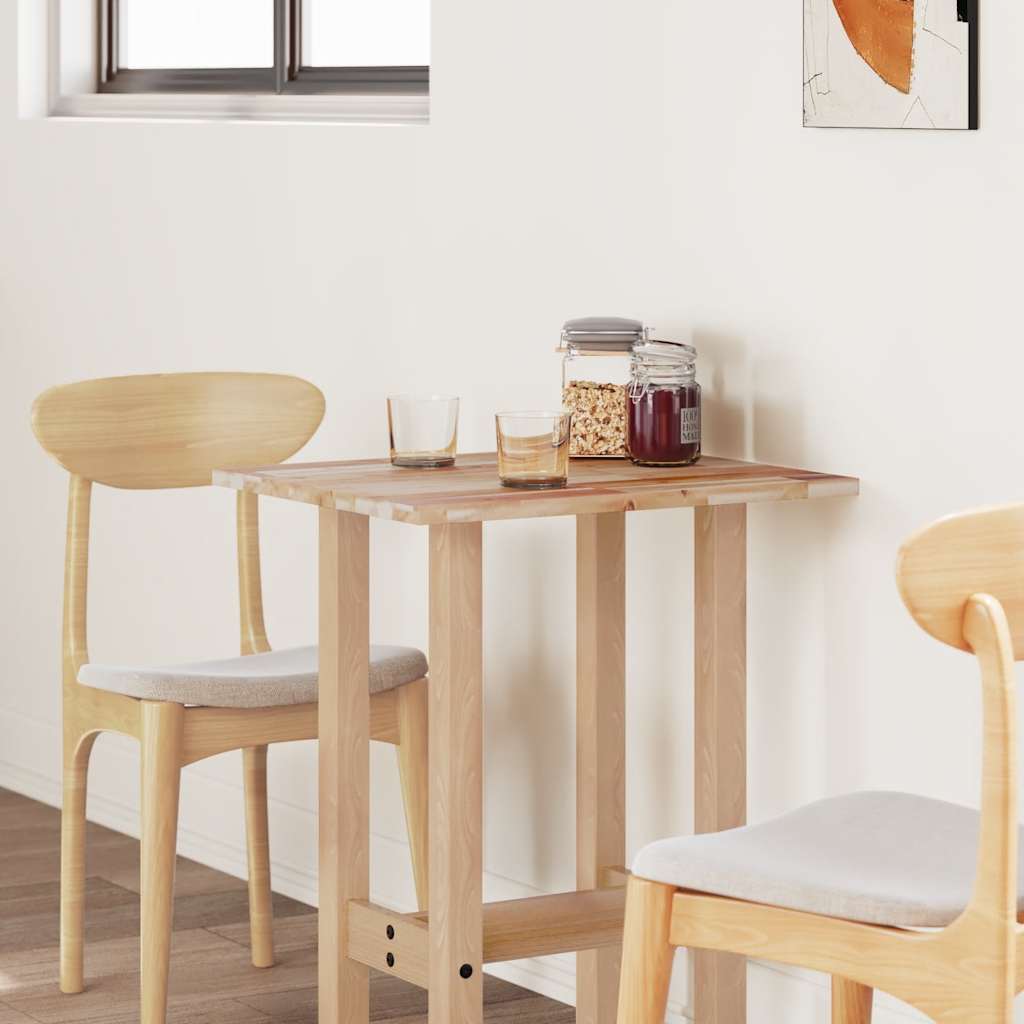 vidaXL Blat de masă, 80x50x2 cm, dreptunghiular, lemn masiv de acacia