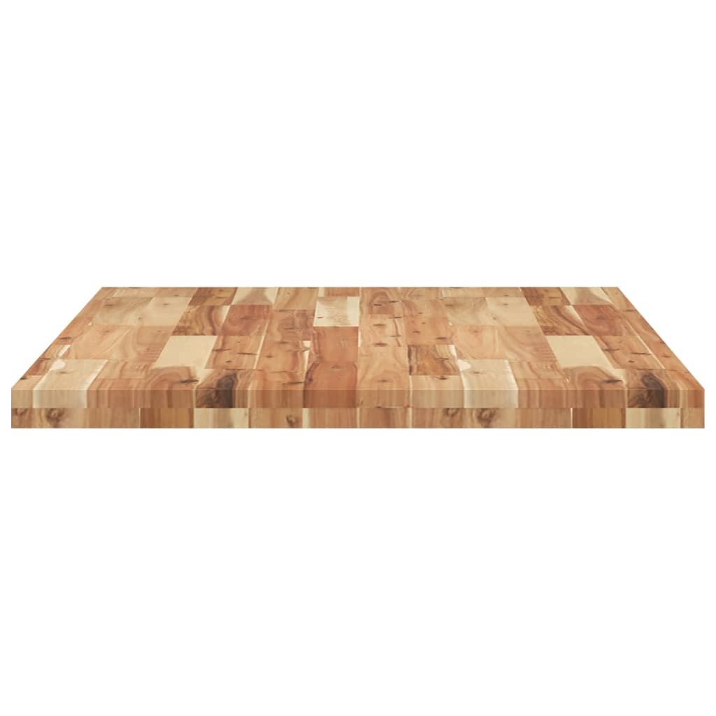 vidaXL Blat de masă, 80x70x4 cm, dreptunghiular, lemn masiv de acacia