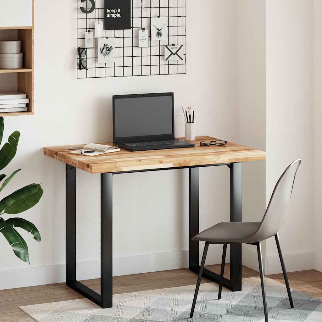 vidaXL Blat de masă, 100x70x4 cm, dreptunghiular, lemn masiv de acacia