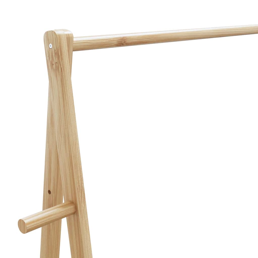 vidaXL Cuier pentru haine cu rafturi, 96x45,5x150,5 cm, bambus vidaXL Cuier pentru haine cu rafturi, 96x45,5x150,5 cm, bambus