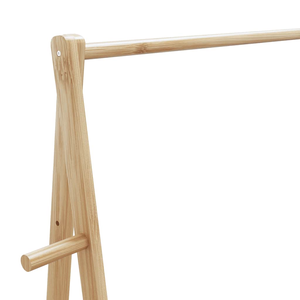 vidaXL Cuier pentru haine cu rafturi, 96x45,5x150,5 cm, bambus vidaXL Cuier pentru haine cu rafturi, 96x45,5x150,5 cm, bambus