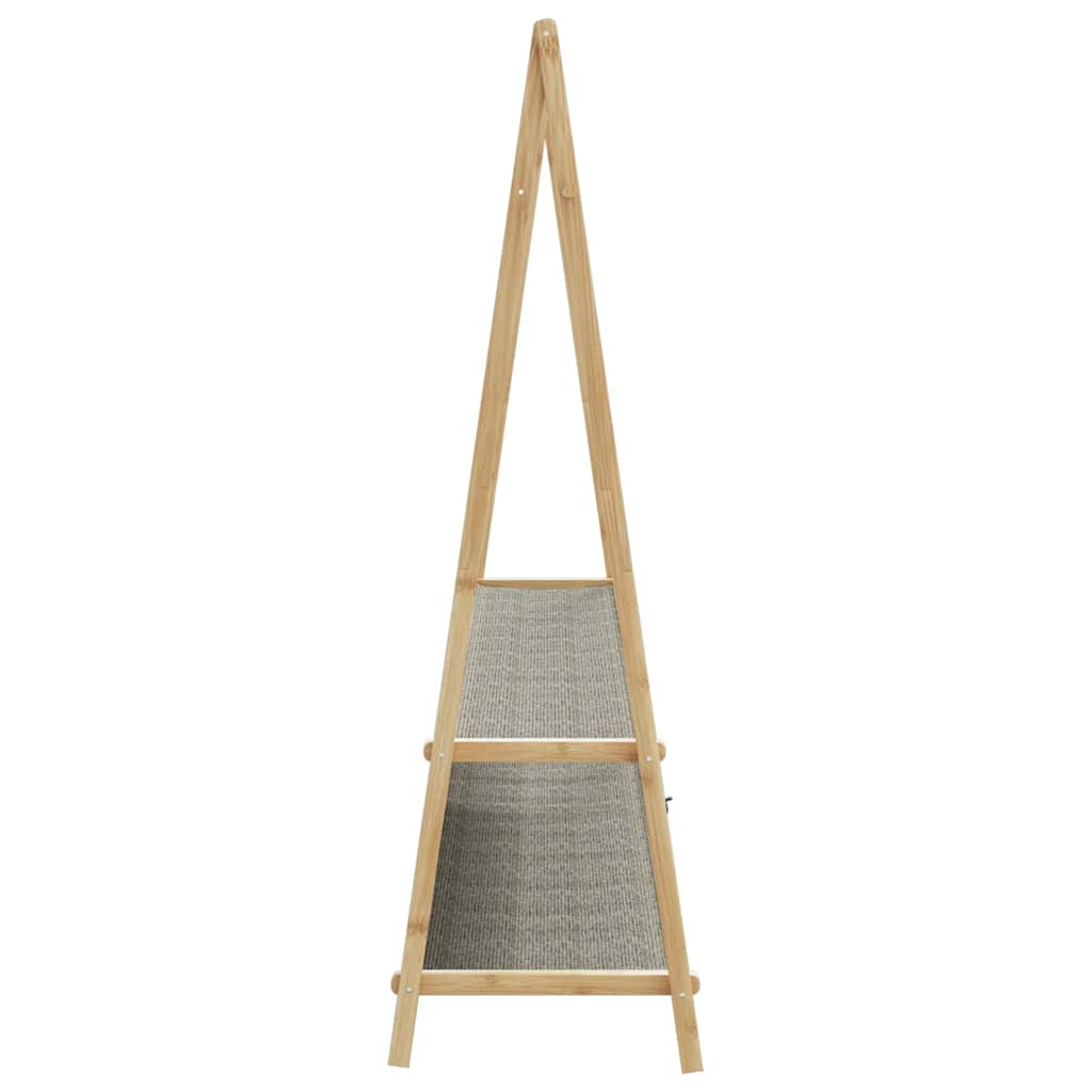 vidaXL Cuier pentru haine cu rafturi, 132x45,5x150,5 cm, bambus vidaXL Cuier pentru haine cu rafturi, 132x45,5x150,5 cm, bambus