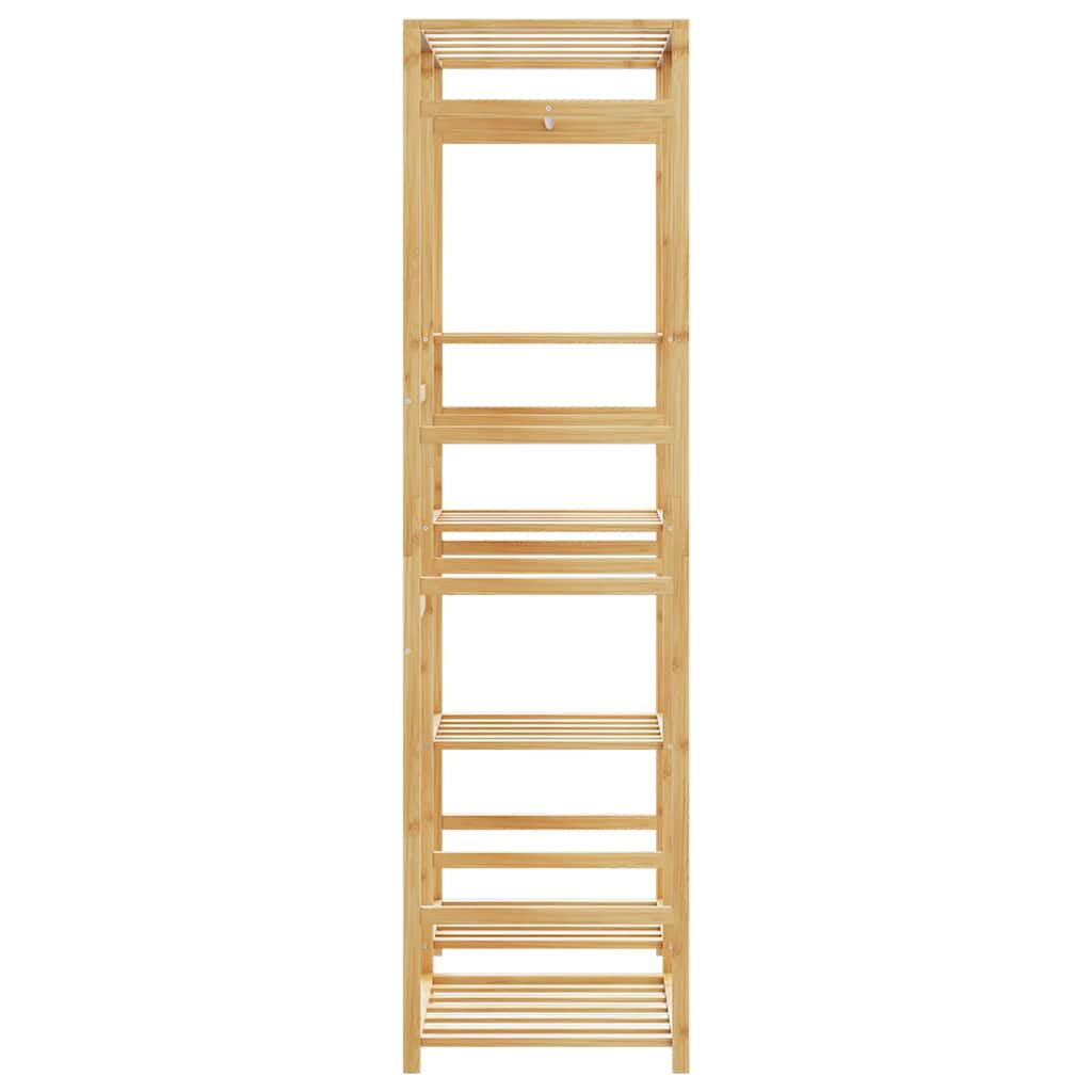 vidaXL Cuier pentru haine cu rafturi, 100x50x184,5 cm, bambus vidaXL Cuier pentru haine cu rafturi, 100x50x184,5 cm, bambus
