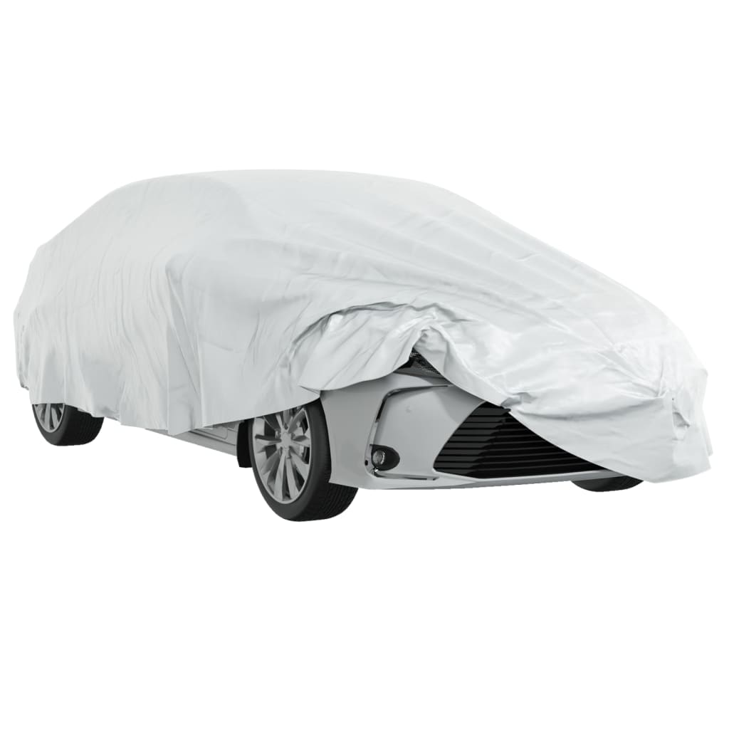 vidaXL Husă auto pentru Sedan, curele cu cataramă, complet, argintiu M vidaXL Husă auto pentru Sedan, curele cu cataramă, complet, argintiu M