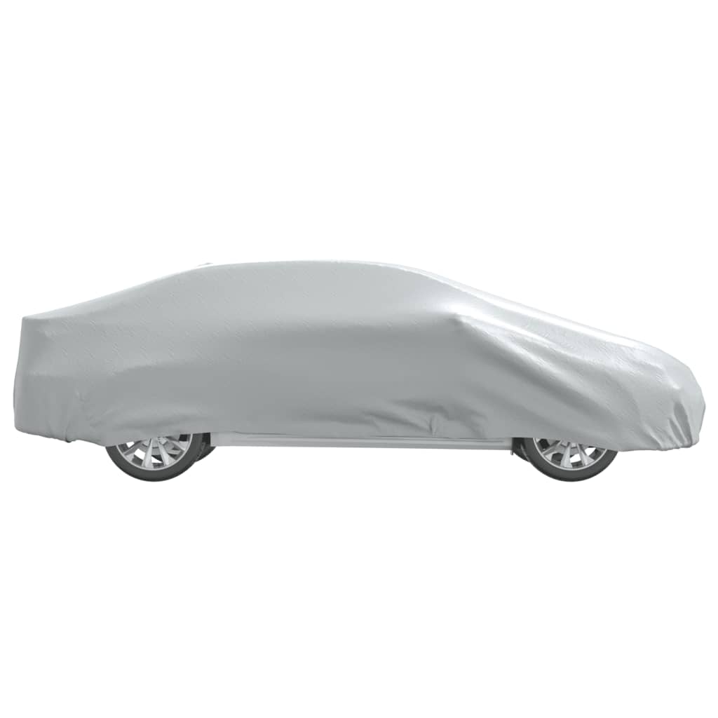 vidaXL Husă auto pentru Sedan, curele cu cataramă, complet, argintiu M vidaXL Husă auto pentru Sedan, curele cu cataramă, complet, argintiu M