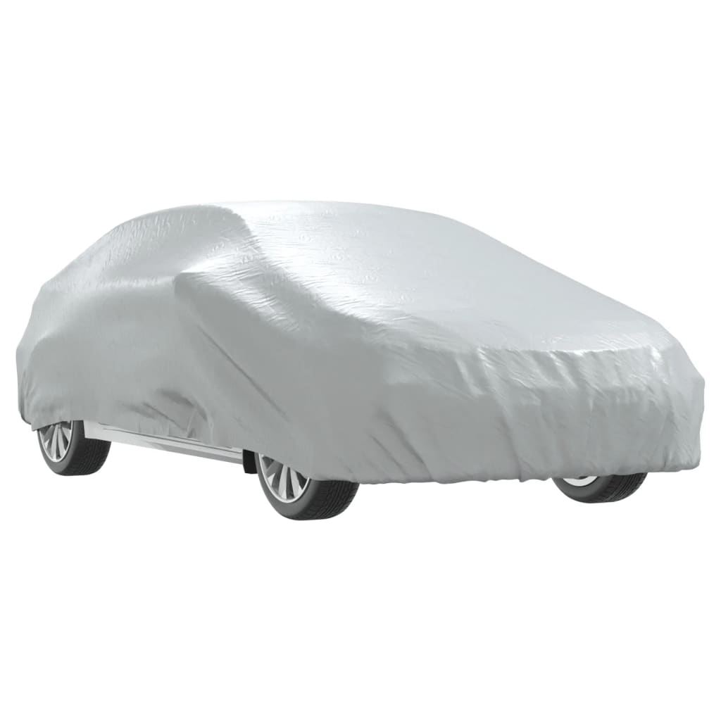 vidaXL Husă auto pentru Sedan, curele cu cataramă, complet, argintiu L vidaXL Husă auto pentru Sedan, curele cu cataramă, complet, argintiu L