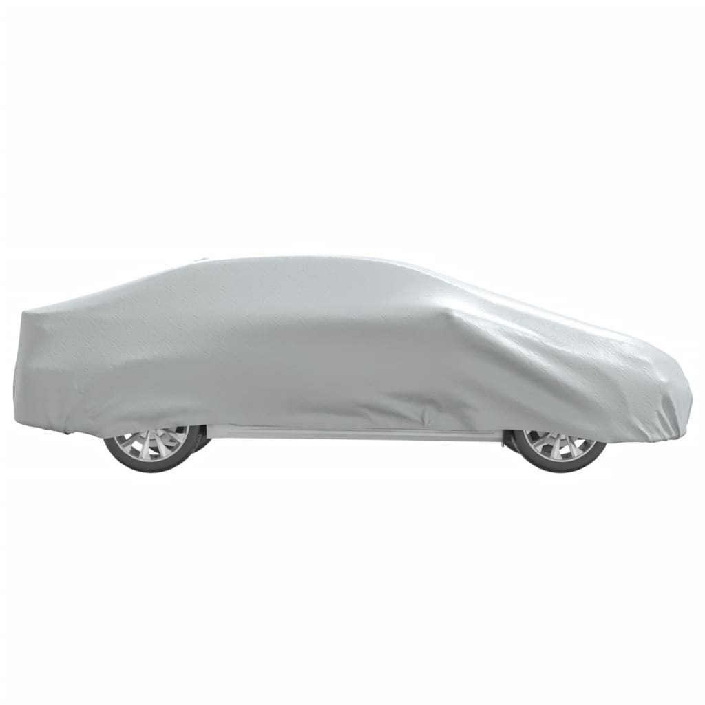 vidaXL Husă auto pentru Sedan curele cu cataramă, complet, argintiu XL vidaXL Husă auto pentru Sedan curele cu cataramă, complet, argintiu XL