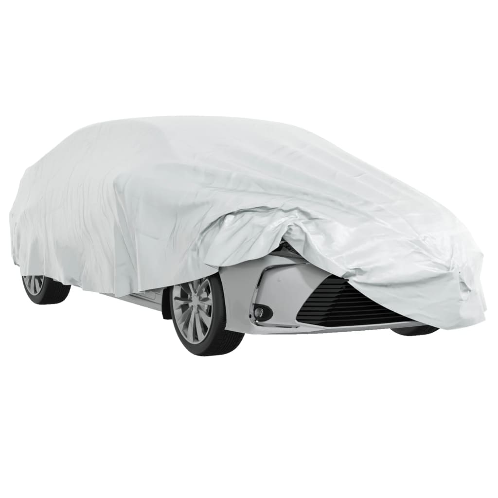 vidaXL Husă auto pentru Sedan curele cu cataramă complet, argintiu XXL vidaXL Husă auto pentru Sedan curele cu cataramă complet, argintiu XXL