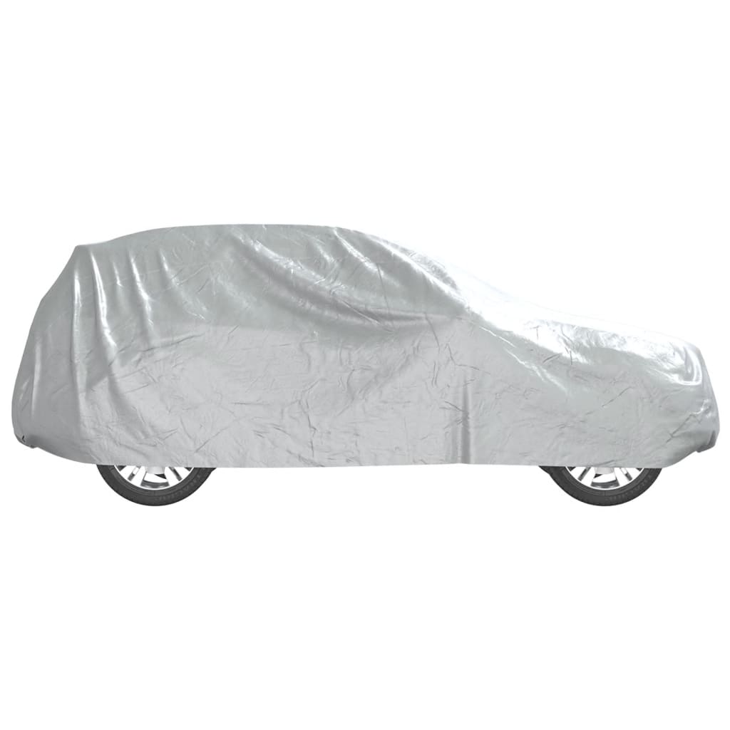 vidaXL Husă auto pentru SUV, curele cu cataramă, complet, argintiu M vidaXL Husă auto pentru SUV, curele cu cataramă, complet, argintiu M