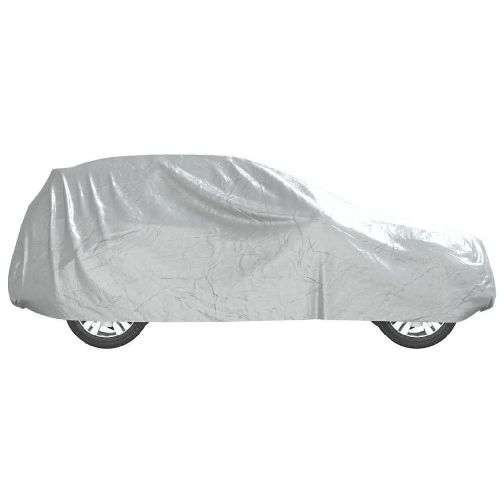 vidaXL Husă auto pentru SUV, curele cu cataramă, complet, argintiu L vidaXL Husă auto pentru SUV, curele cu cataramă, complet, argintiu L