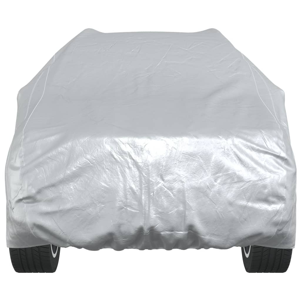 vidaXL Husă auto pentru SUV, curele cu cataramă, complet, argintiu XL vidaXL Husă auto pentru SUV, curele cu cataramă, complet, argintiu XL