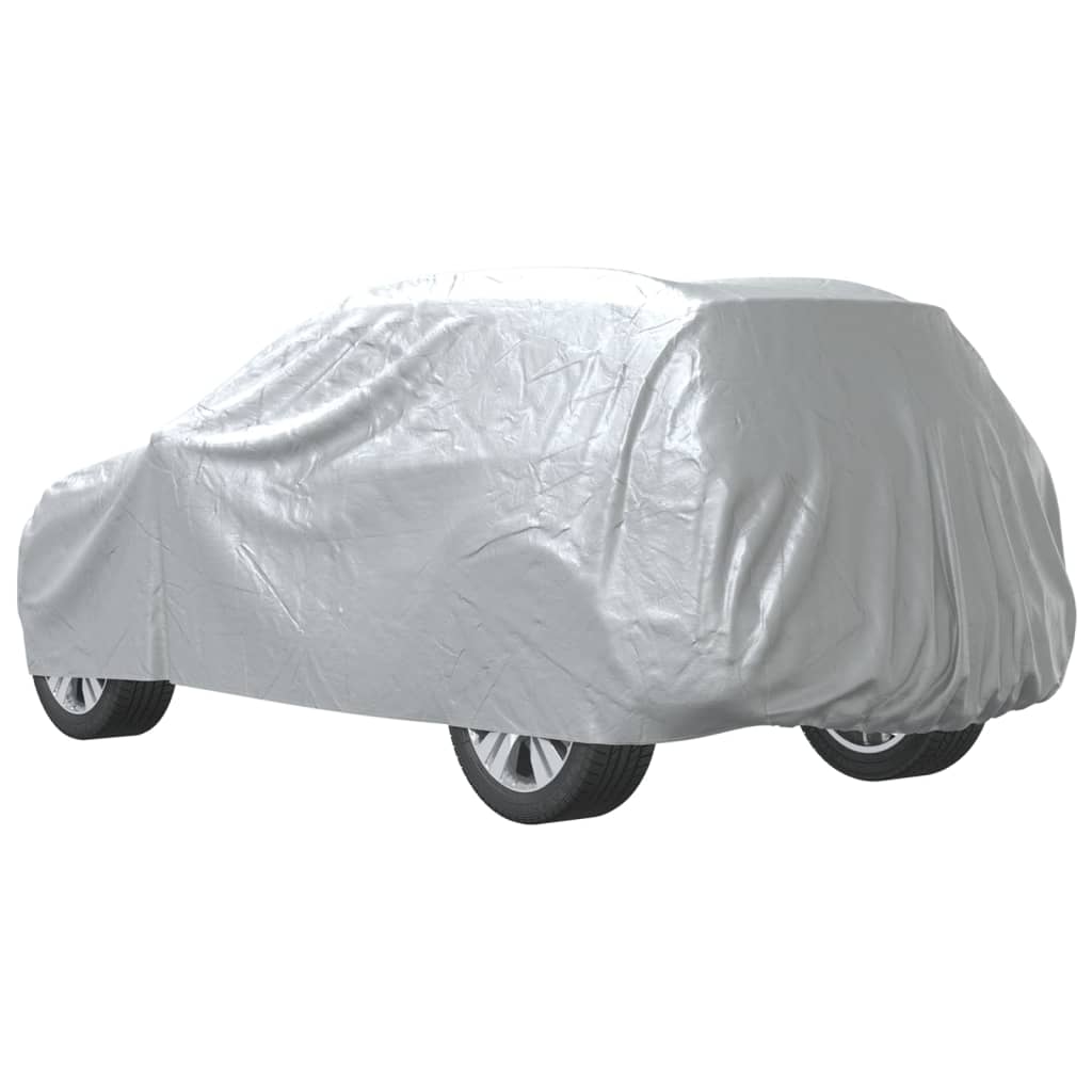 vidaXL Husă auto pentru SUV, curele cu cataramă, complet, argintiu XL vidaXL Husă auto pentru SUV, curele cu cataramă, complet, argintiu XL