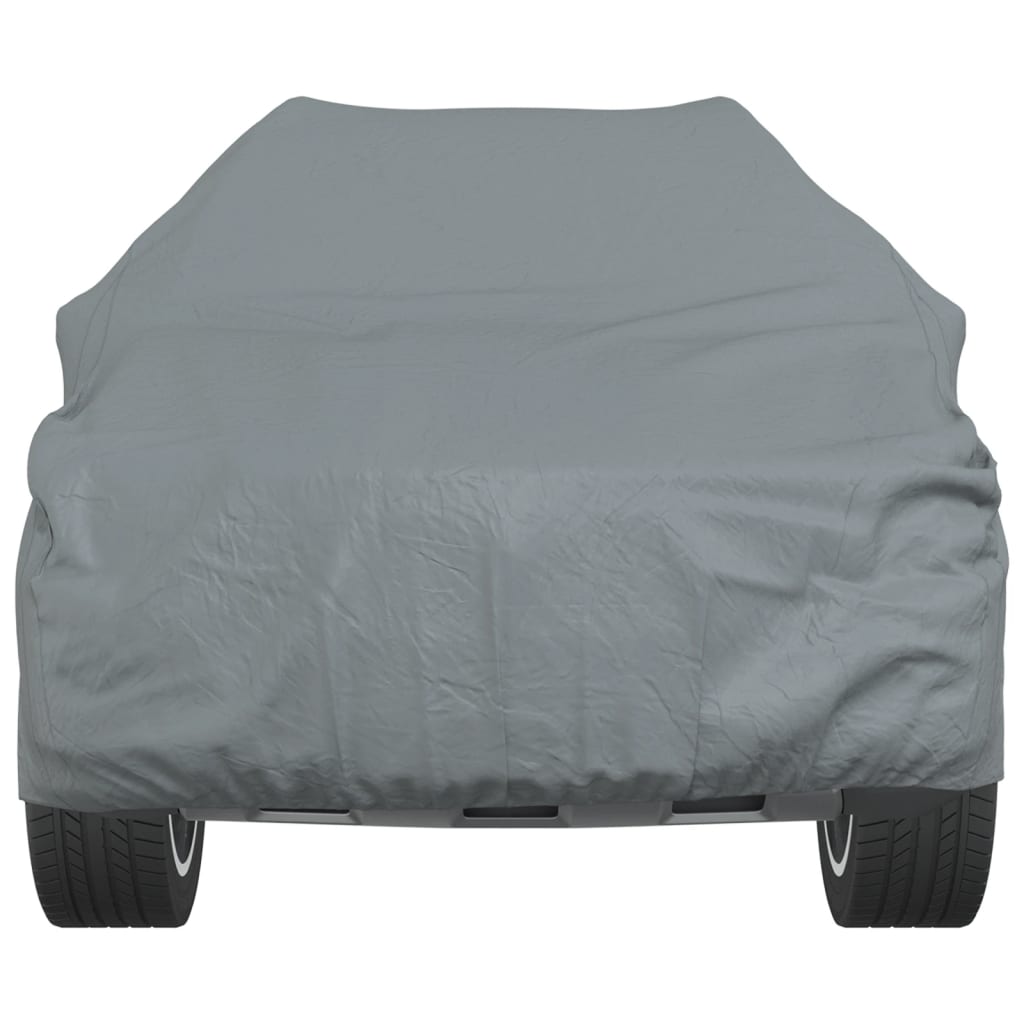 vidaXL Husă auto pentru SUV, textil nețesut, completă, gri, L vidaXL Husă auto pentru SUV, textil nețesut, completă, gri, L