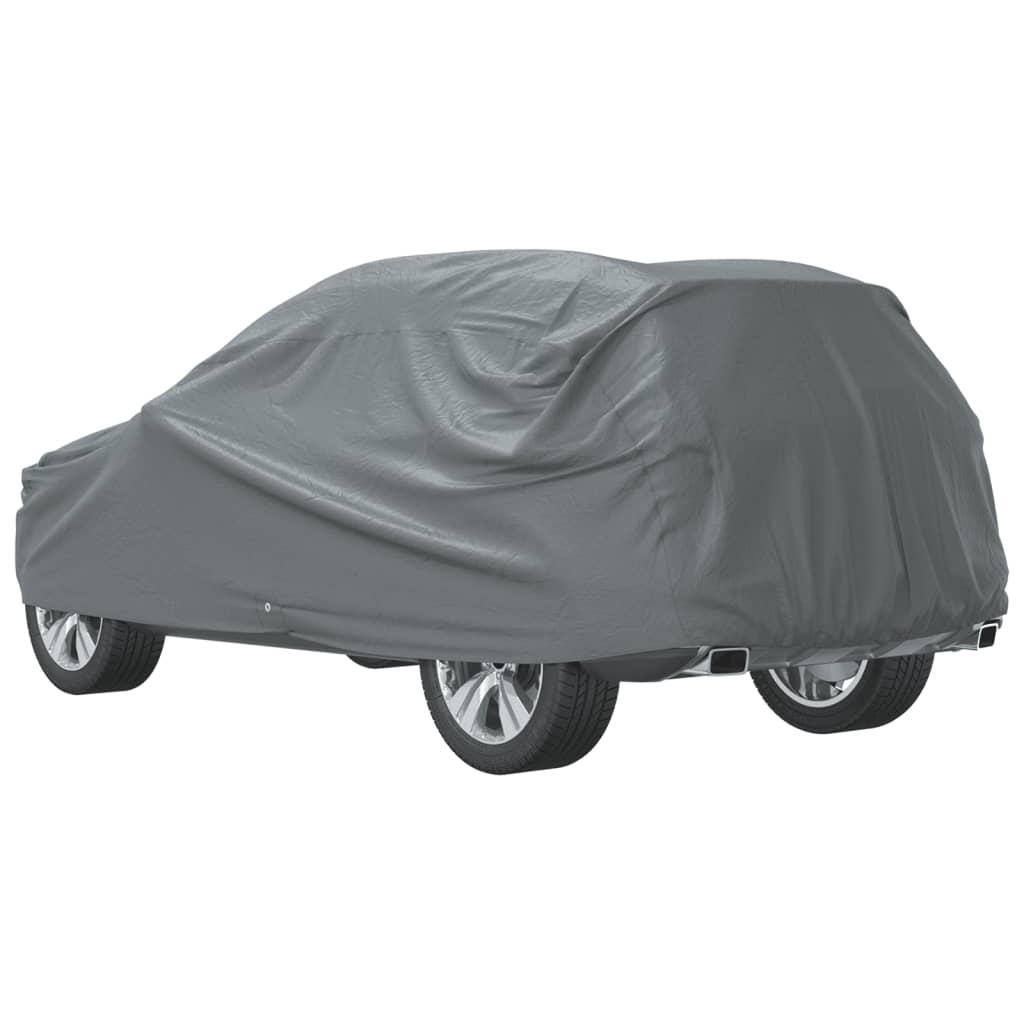 vidaXL Husă auto pentru SUV, textil nețesut, completă, gri, XL vidaXL Husă auto pentru SUV, textil nețesut, completă, gri, XL