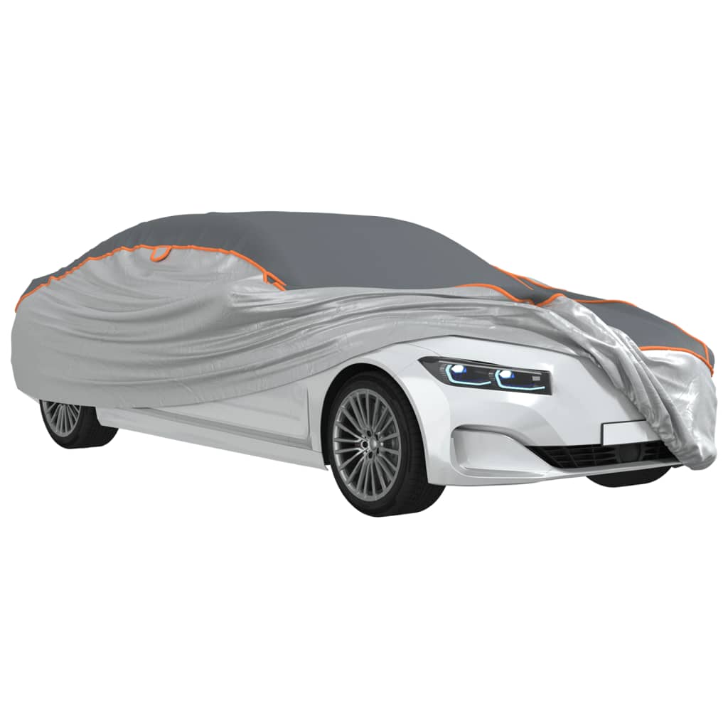 vidaXL Husă auto de Sedan protecție grindină, complet, gri/argintiu XL vidaXL Husă auto de Sedan protecție grindină, complet, gri/argintiu XL