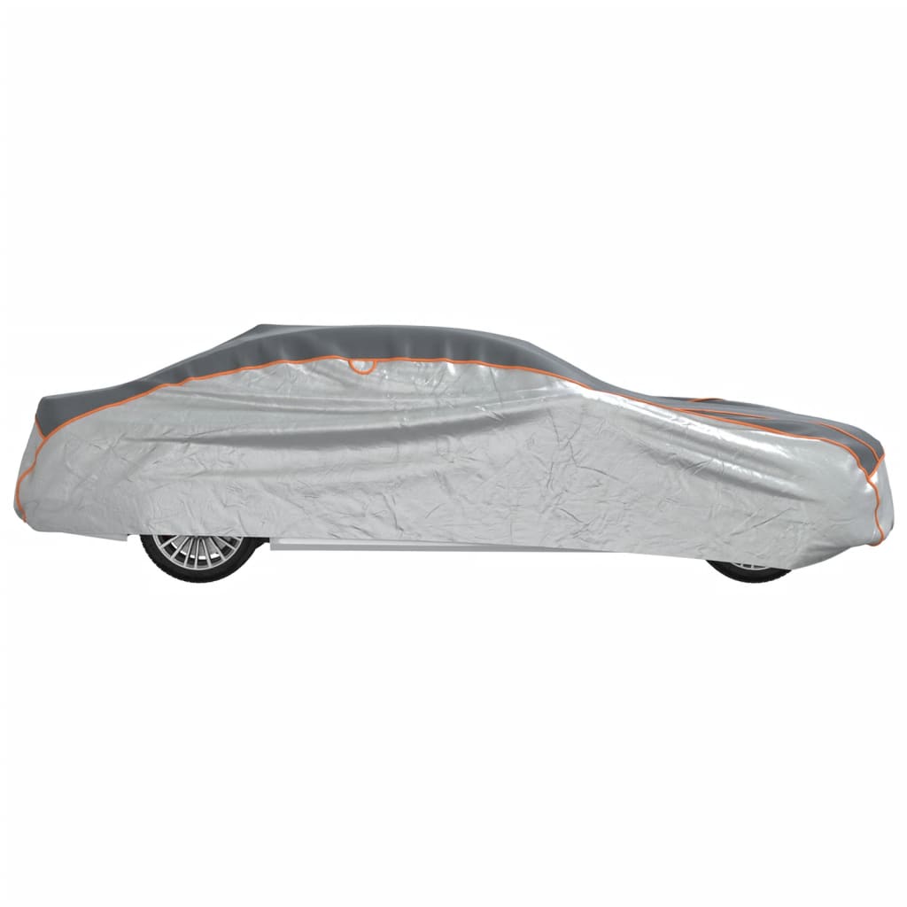 vidaXL Husă auto de Sedan protecție grindină, complet, gri/argintiu XL vidaXL Husă auto de Sedan protecție grindină, complet, gri/argintiu XL