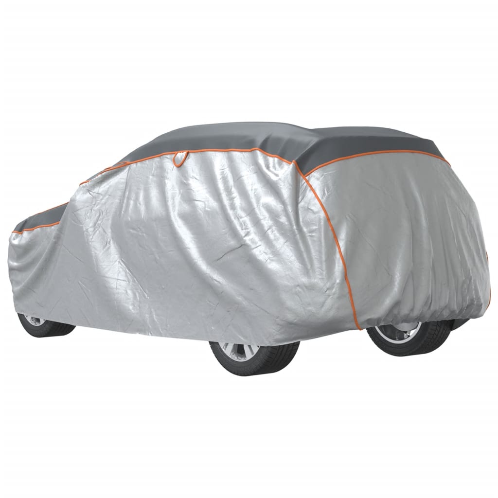 vidaXL Husă auto SUV, protecție grindină, complet, gri și argintiu, M vidaXL Husă auto SUV, protecție grindină, complet, gri și argintiu, M