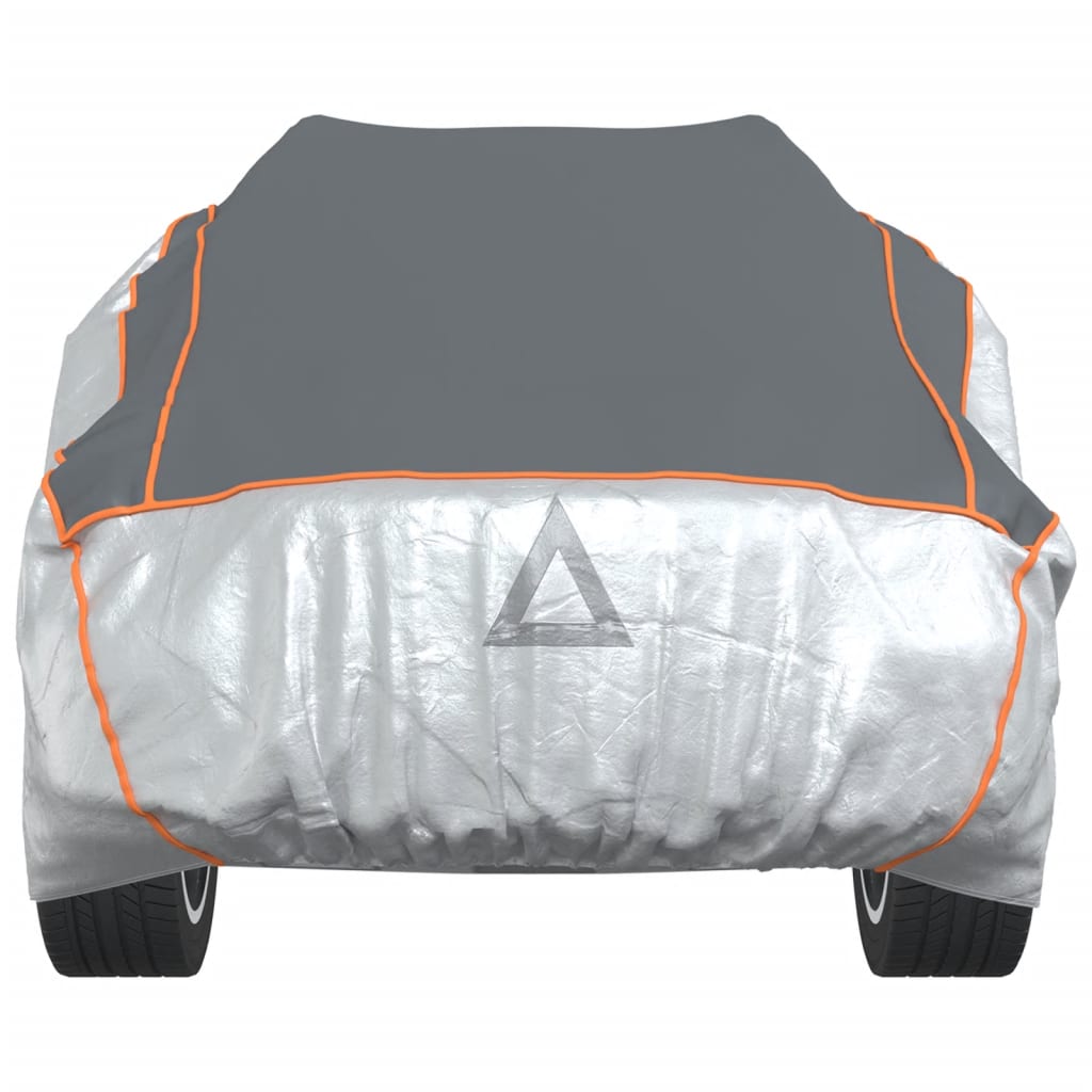 vidaXL Husă auto SUV, protecție grindină, complet, gri și argintiu, L vidaXL Husă auto SUV, protecție grindină, complet, gri și argintiu, L