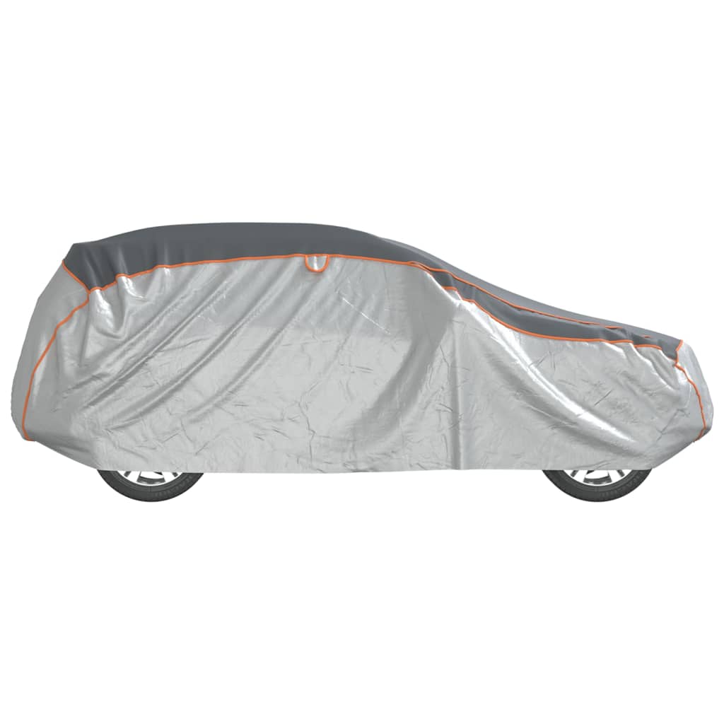 vidaXL Husă auto SUV, protecție grindină, complet, gri și argintiu, L vidaXL Husă auto SUV, protecție grindină, complet, gri și argintiu, L