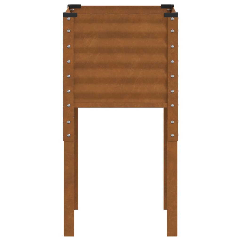vidaXL Jardinieră de grădină, 45x45x88 cm, oțel rezistent intemperii vidaXL Jardinieră de grădină, 45x45x88 cm, oțel rezistent intemperii