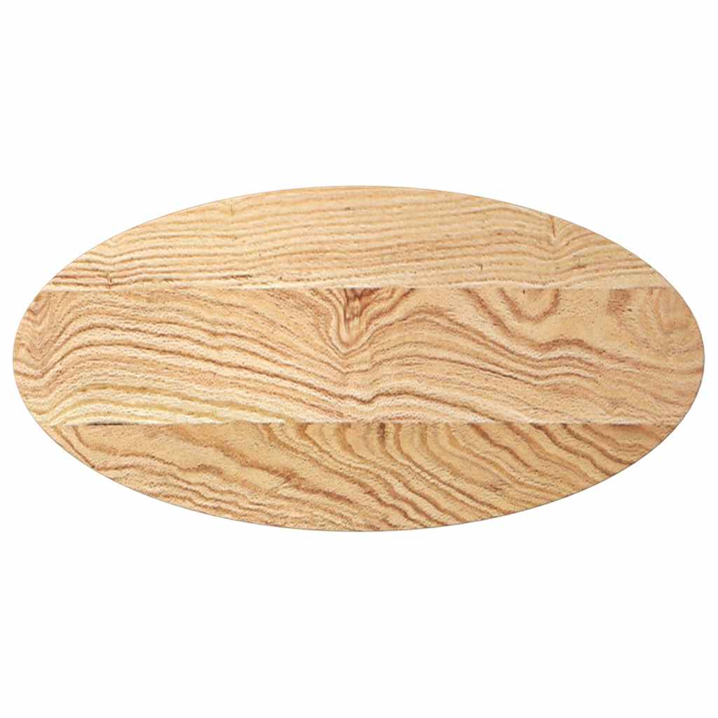 vidaXL Blat de masă 80x40x2 cm lemn masiv de stejar oval vidaXL Blat de masă 80x40x2 cm lemn masiv de stejar oval