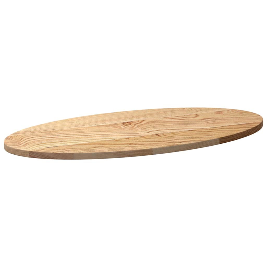 vidaXL Blat de masă 80x40x2 cm lemn masiv de stejar oval vidaXL Blat de masă 80x40x2 cm lemn masiv de stejar oval