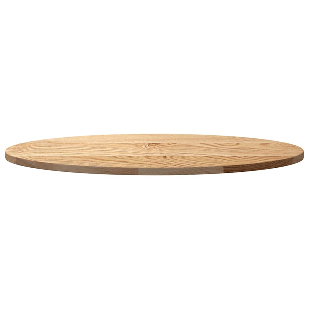 vidaXL Blat de masă 80x40x2 cm lemn masiv de stejar oval vidaXL Blat de masă 80x40x2 cm lemn masiv de stejar oval