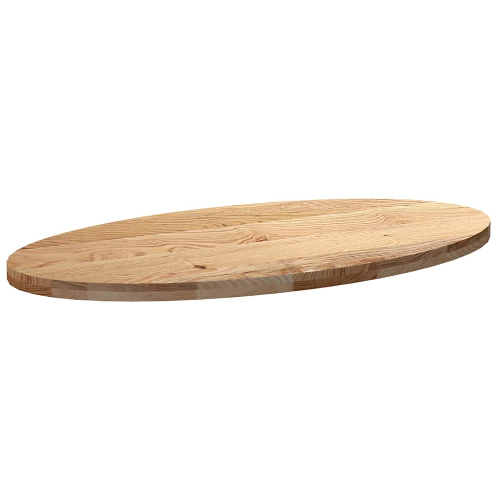 vidaXL Blat de masă 120x60x4 cm lemn masiv de stejar oval vidaXL Blat de masă 120x60x4 cm lemn masiv de stejar oval