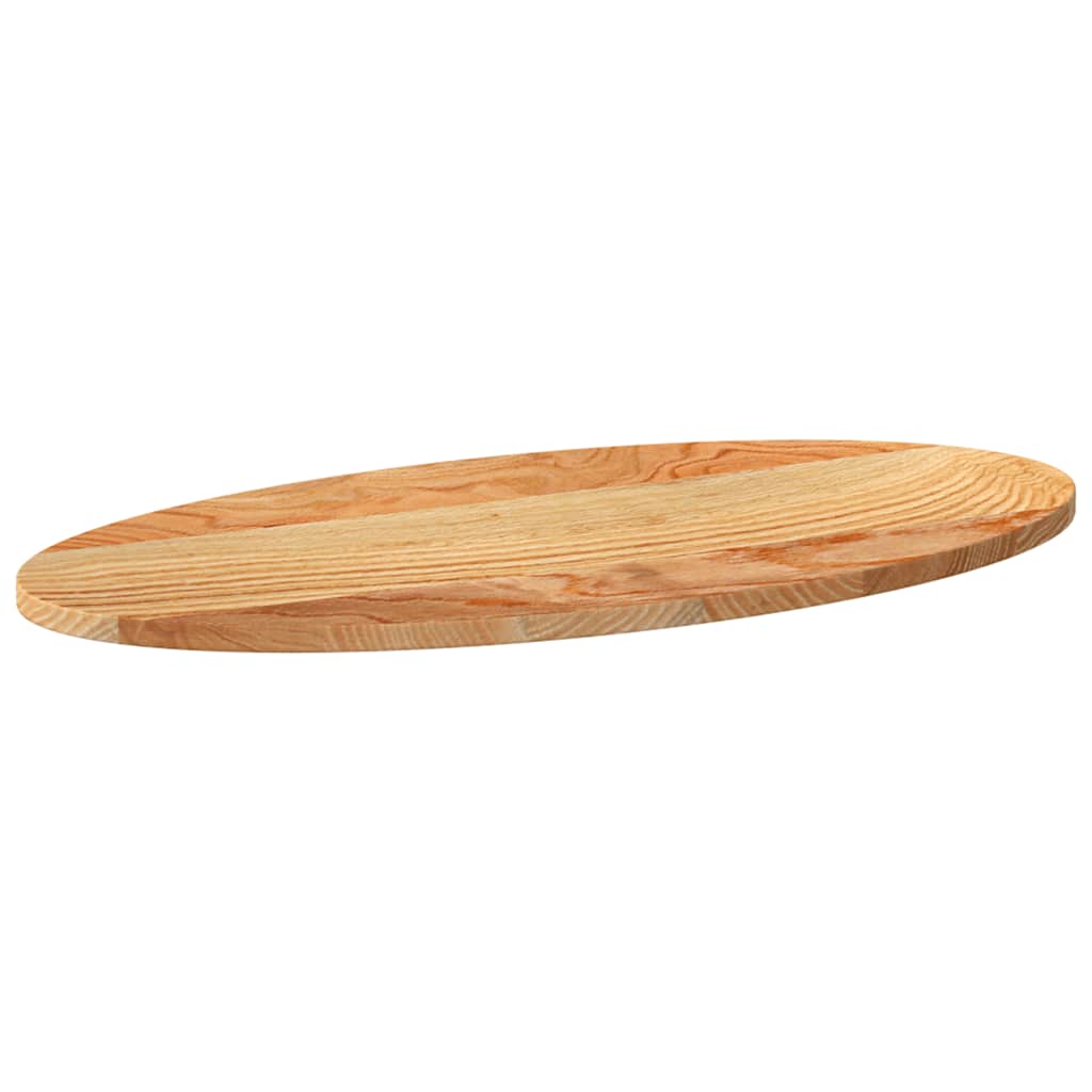 vidaXL Blat de masă maro deschis 80x40x2 cm lemn masiv de stejar oval vidaXL Blat de masă maro deschis 80x40x2 cm lemn masiv de stejar oval