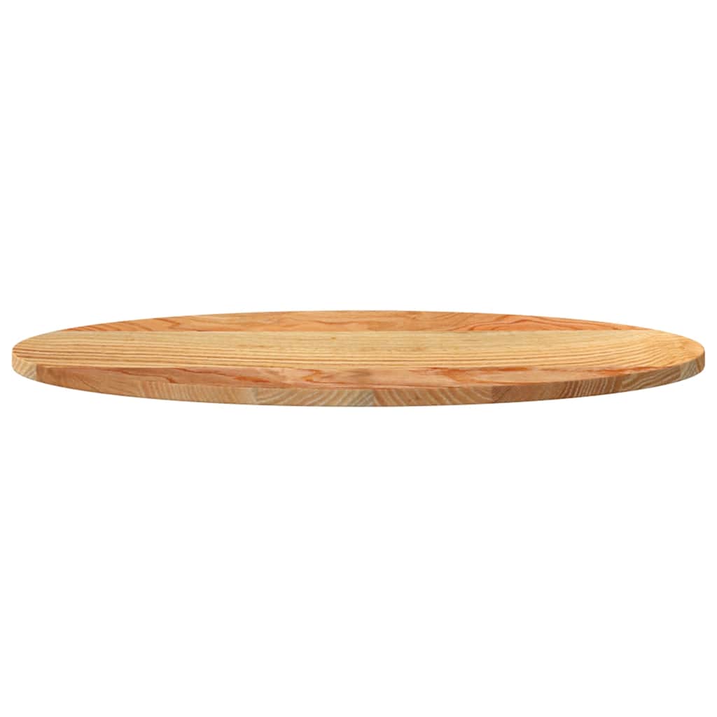 vidaXL Blat de masă maro deschis 80x40x2 cm lemn masiv de stejar oval vidaXL Blat de masă maro deschis 80x40x2 cm lemn masiv de stejar oval