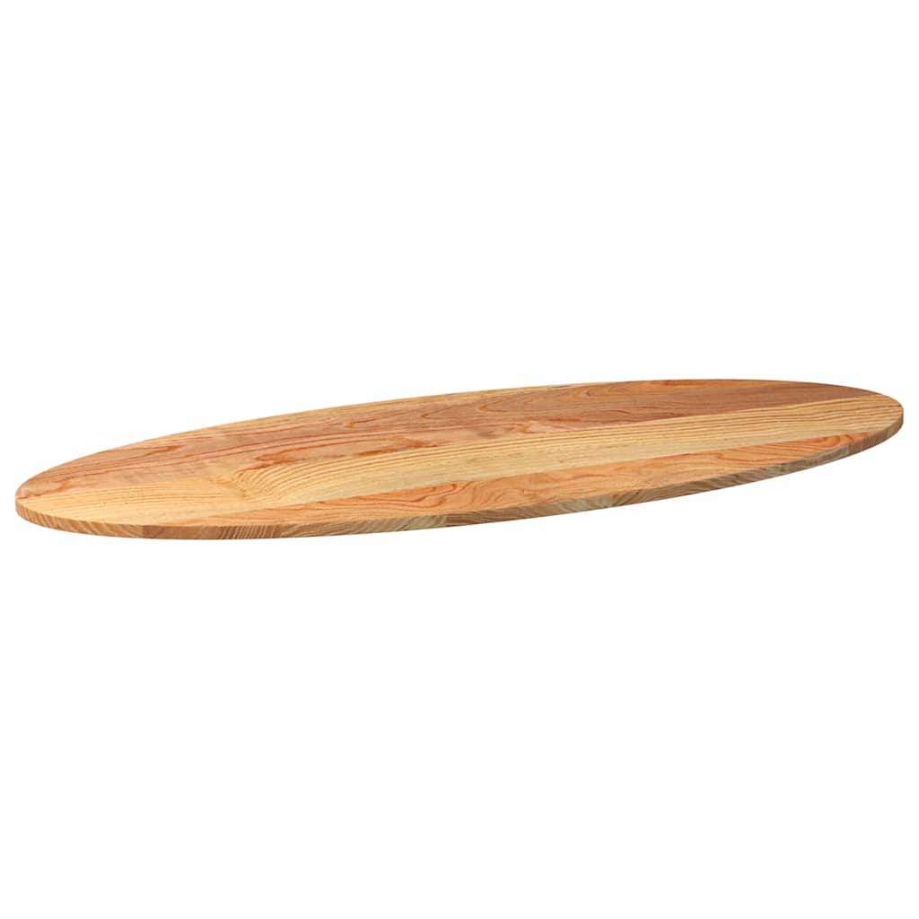 vidaXL Blat de masă maro deschis 140x60x2 cm lemn masiv de stejar oval