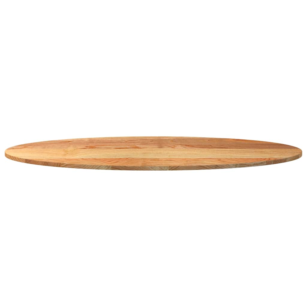 vidaXL Blat de masă maro deschis 140x60x2 cm lemn masiv de stejar oval