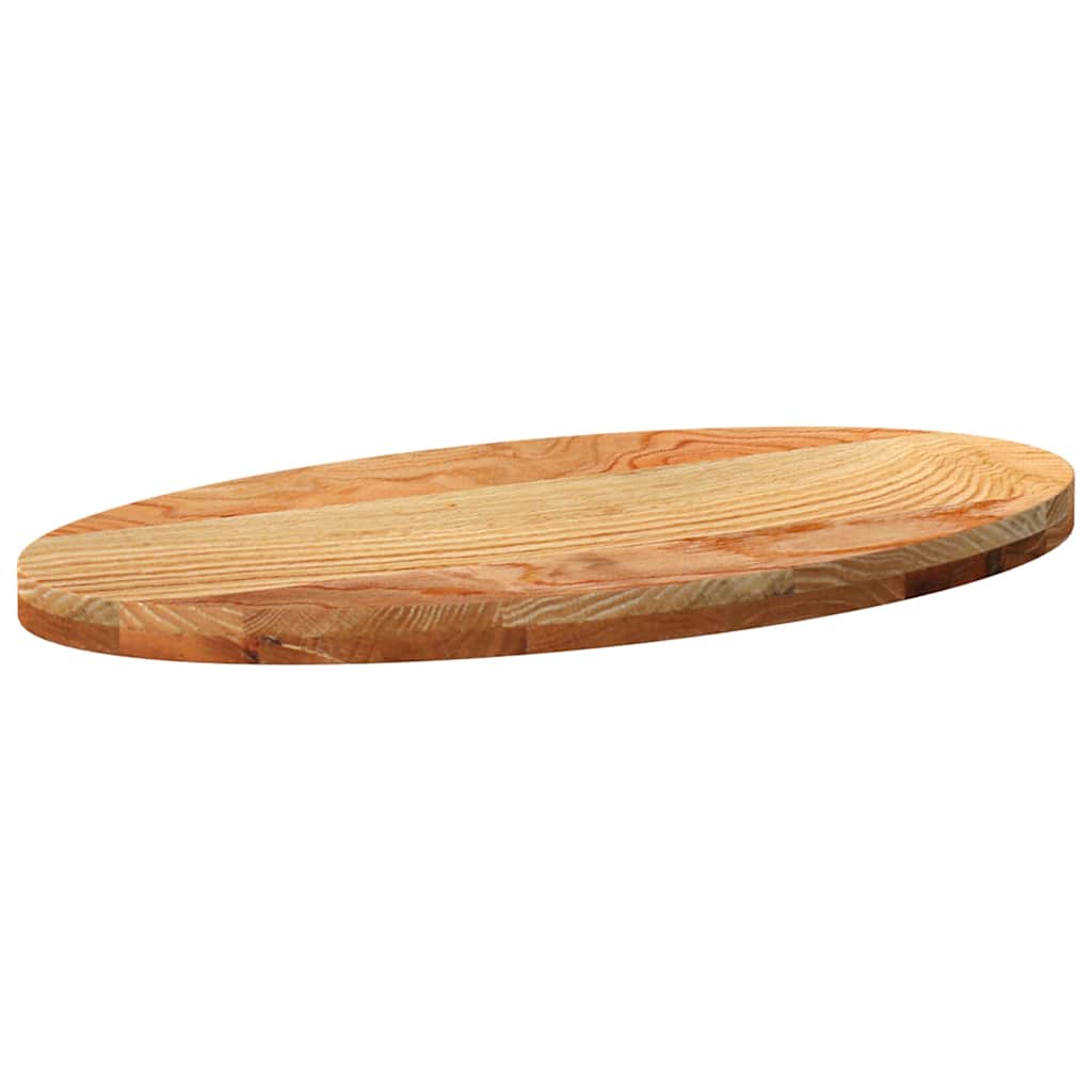 vidaXL Blat de masă maro deschis 80x40x4 cm lemn masiv de stejar oval vidaXL Blat de masă maro deschis 80x40x4 cm lemn masiv de stejar oval