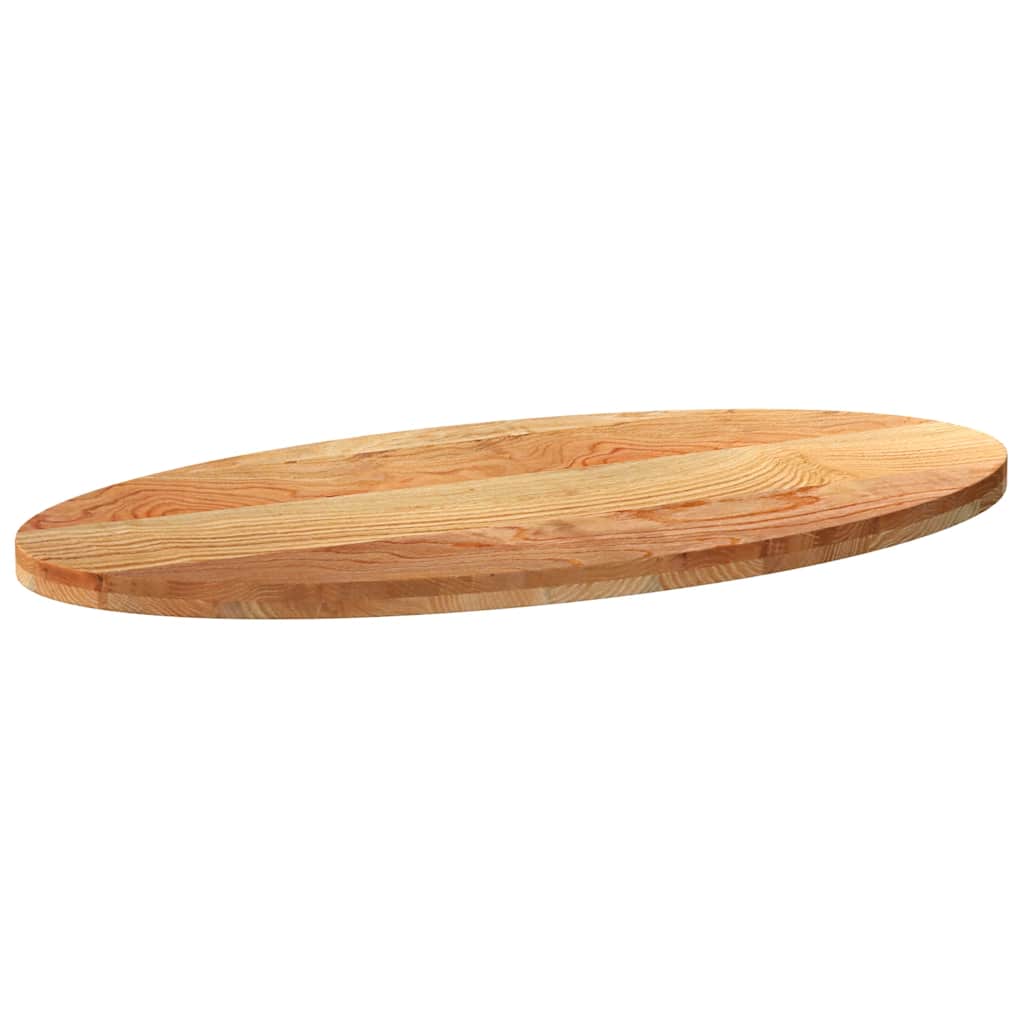 vidaXL Blat de masă maro deschis 120x60x4 cm lemn masiv de stejar oval vidaXL Blat de masă maro deschis 120x60x4 cm lemn masiv de stejar oval