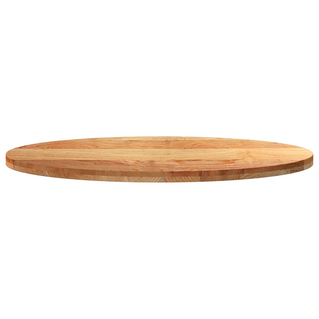 vidaXL Blat de masă maro deschis 120x60x4 cm lemn masiv de stejar oval vidaXL Blat de masă maro deschis 120x60x4 cm lemn masiv de stejar oval