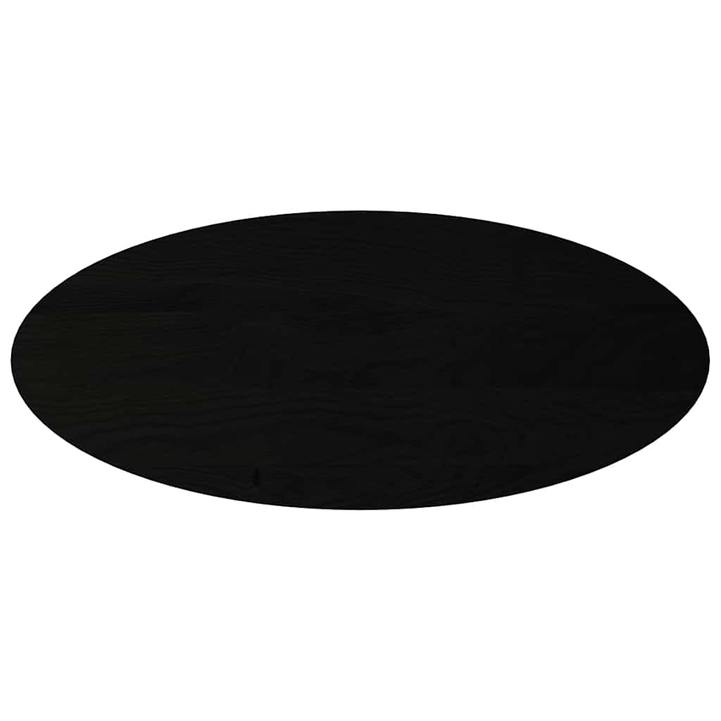 vidaXL Blat de masă maro închis 140x60x2 cm lemn masiv de stejar oval