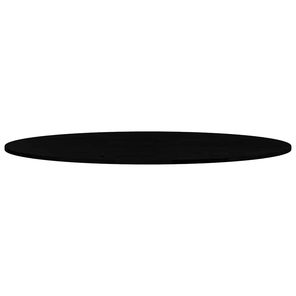 vidaXL Blat de masă maro închis 140x60x2 cm lemn masiv de stejar oval