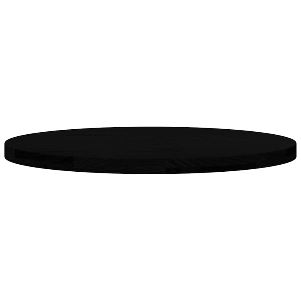 vidaXL Blat de masă maro închis 80x40x4 cm lemn masiv de stejar oval