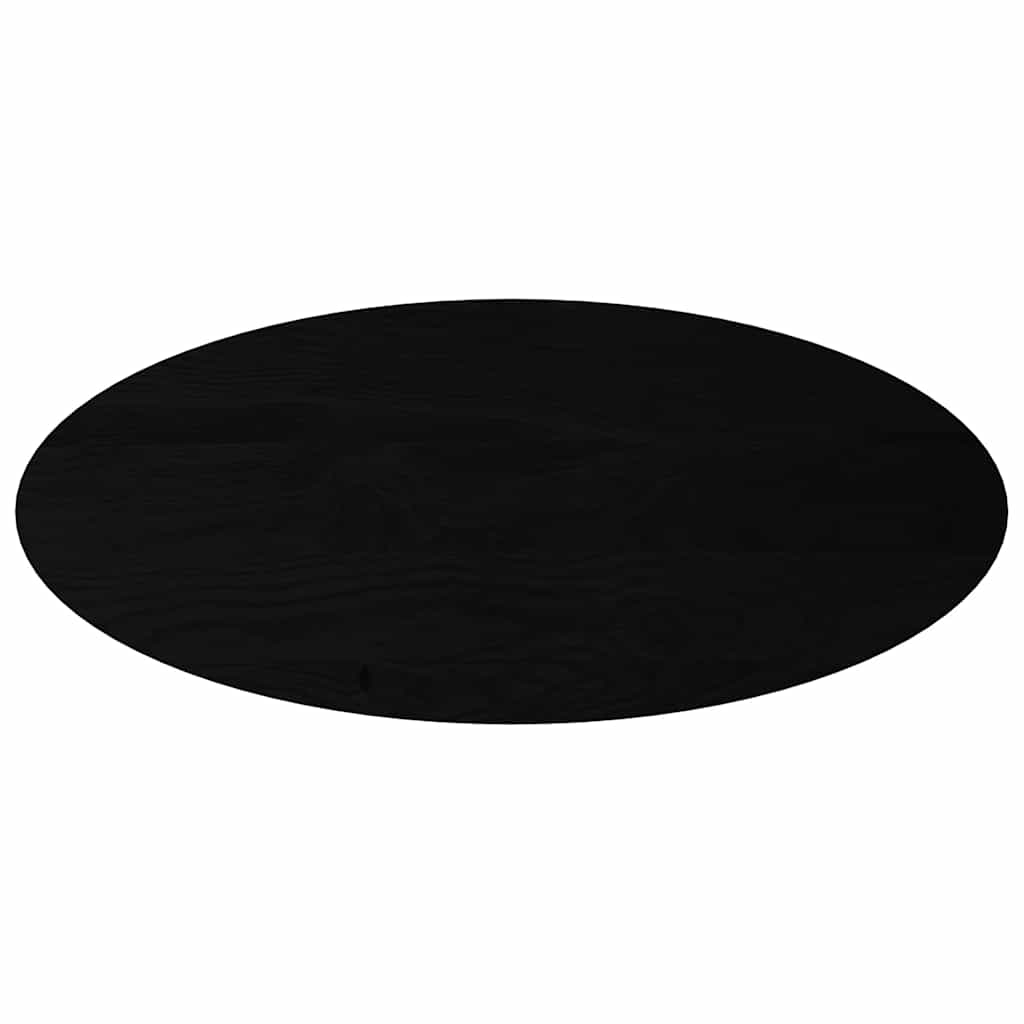 vidaXL Blat de masă maro închis 140x60x4 cm lemn masiv de stejar oval