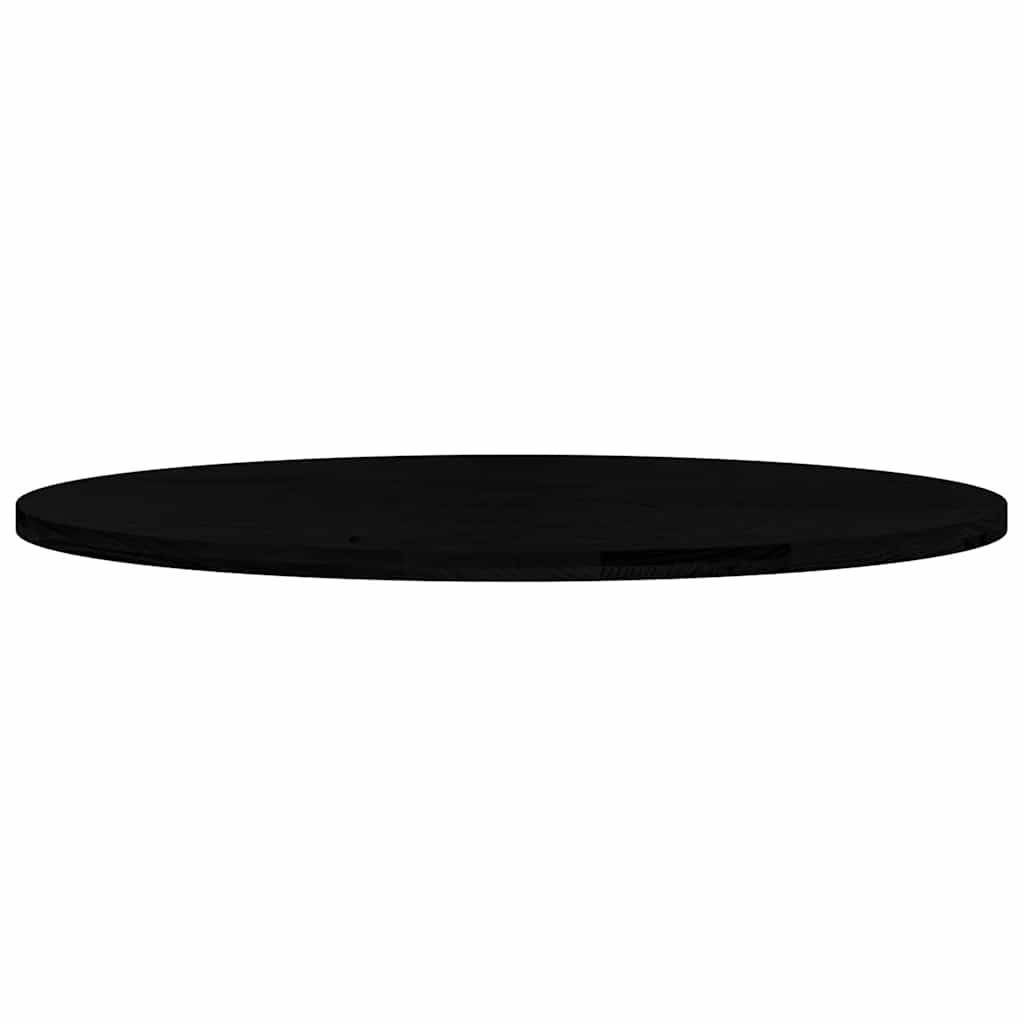 vidaXL Blat de masă maro închis 140x60x4 cm lemn masiv de stejar oval