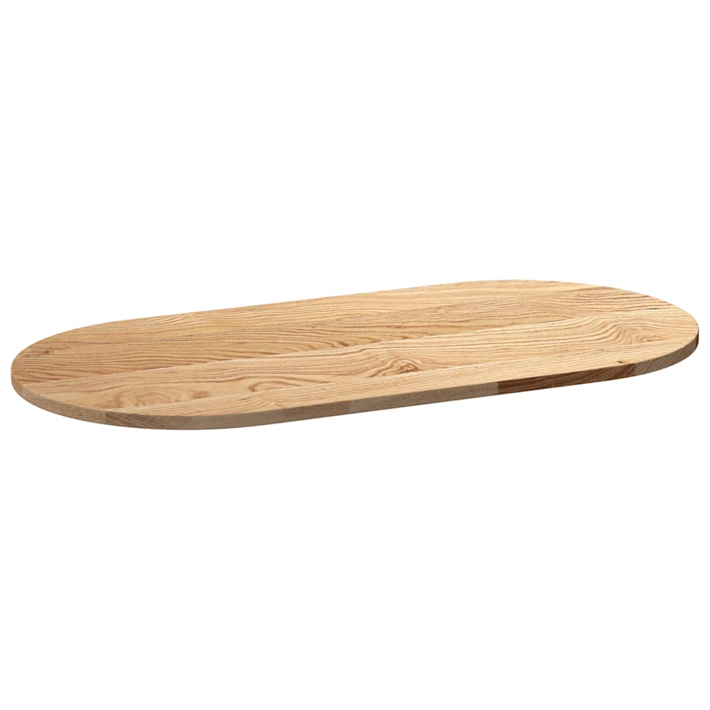 vidaXL Blat de masă 100x50x2 cm lemn masiv de stejar oval vidaXL Blat de masă 100x50x2 cm lemn masiv de stejar oval