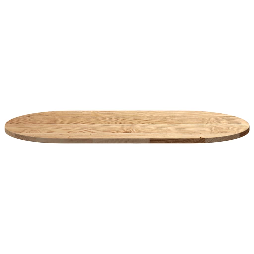 vidaXL Blat de masă 100x50x2 cm lemn masiv de stejar oval vidaXL Blat de masă 100x50x2 cm lemn masiv de stejar oval