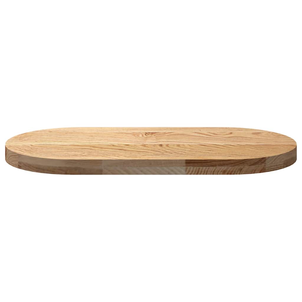 vidaXL Blat de masă 80x40x4 cm lemn masiv de stejar oval vidaXL Blat de masă 80x40x4 cm lemn masiv de stejar oval