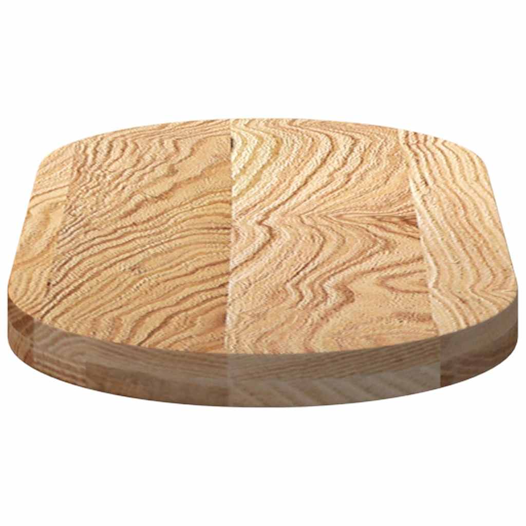 vidaXL Blat de masă 80x40x4 cm lemn masiv de stejar oval vidaXL Blat de masă 80x40x4 cm lemn masiv de stejar oval