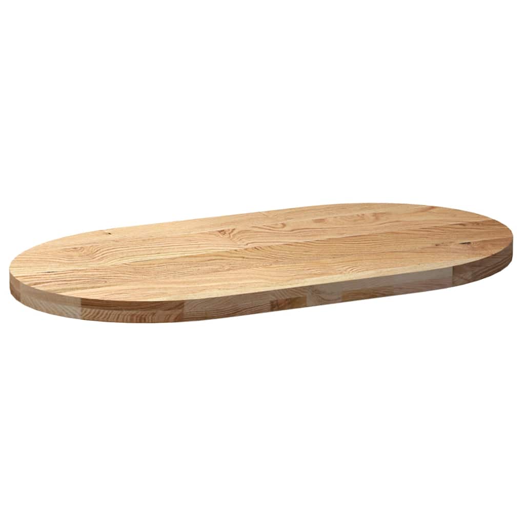 vidaXL Blat de masă 100x50x4 cm lemn masiv de stejar oval vidaXL Blat de masă 100x50x4 cm lemn masiv de stejar oval