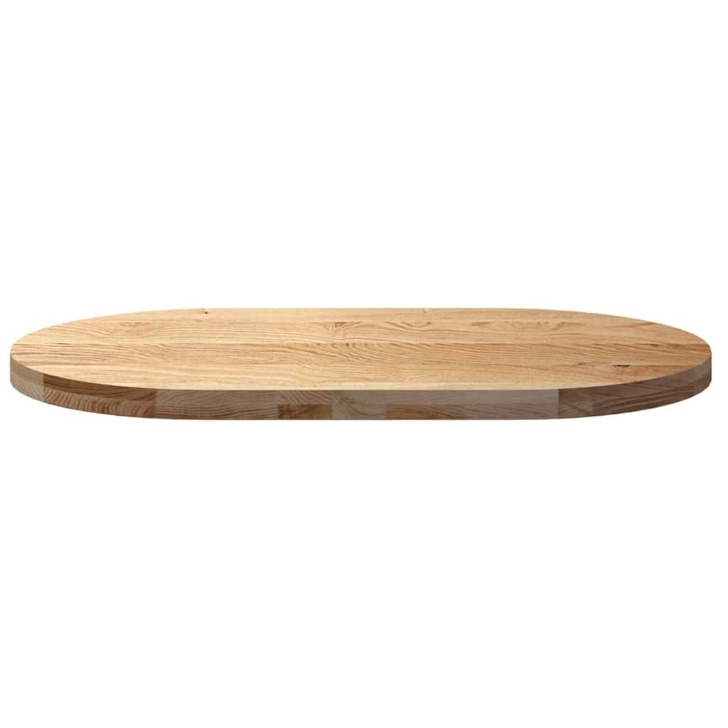 vidaXL Blat de masă 100x50x4 cm lemn masiv de stejar oval vidaXL Blat de masă 100x50x4 cm lemn masiv de stejar oval