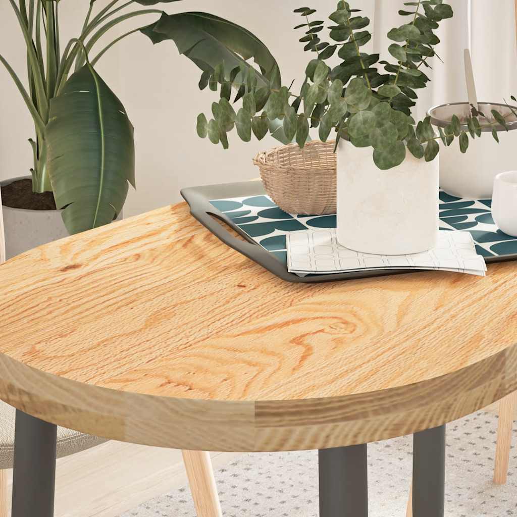 vidaXL Blat de masă 100x50x4 cm lemn masiv de stejar oval vidaXL Blat de masă 100x50x4 cm lemn masiv de stejar oval